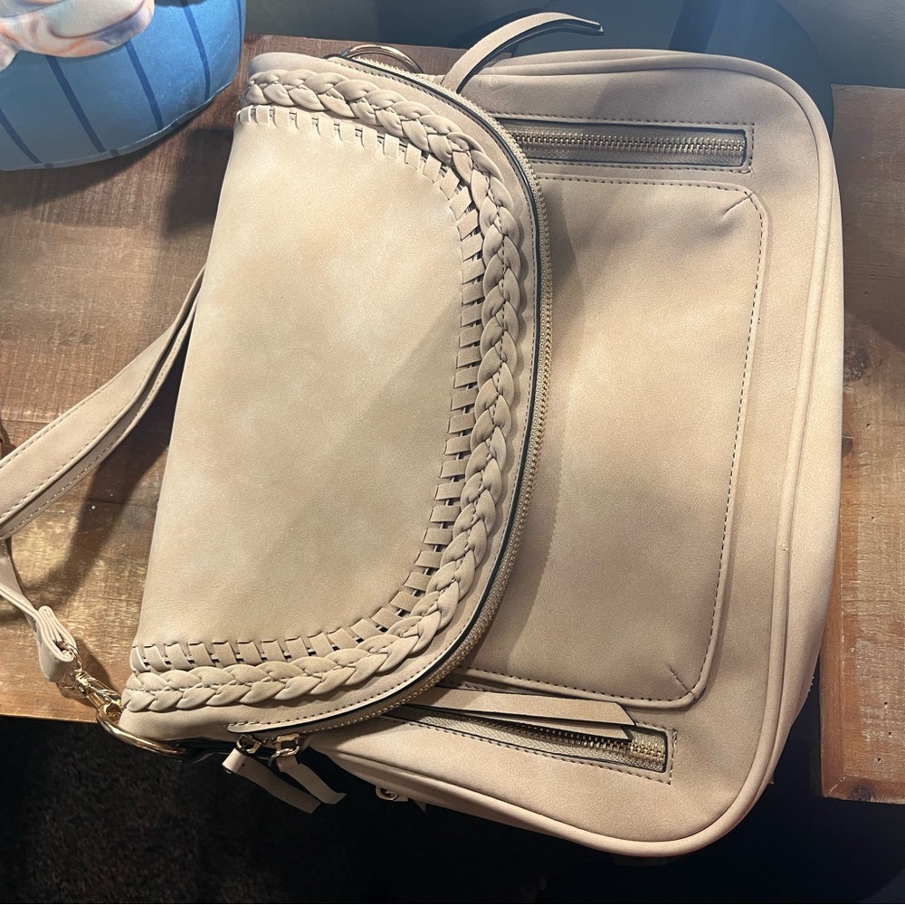 Gorgeous Cream Cross Body Bag by Juniper and Joy
